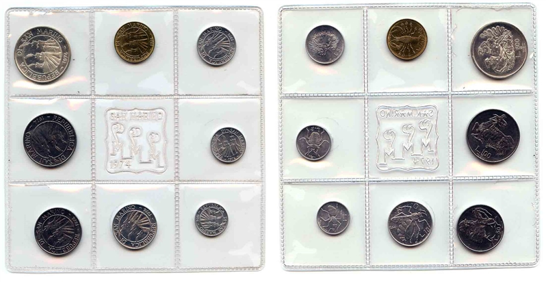 Serie Divisionale FDC San Marino 1974